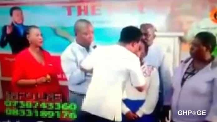 Pastor kisses church member to heal her