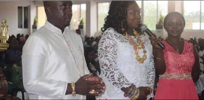 [Photos] Gifty Anti and husband hold outdooring ceremony for 'royal baby'