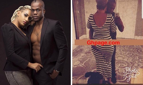 See how Juliet Ibrahim’s boyfriend Iceberg Slim is sm00ching her big a$$ in these photos