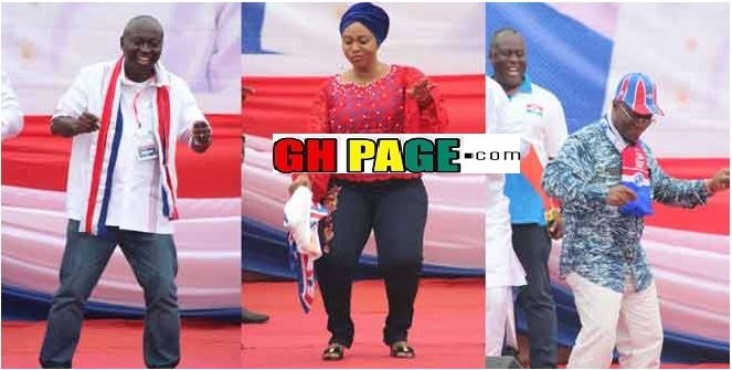 Bawumia, Samira And Other Top Ministers Show Some Boogies At Cape Coast