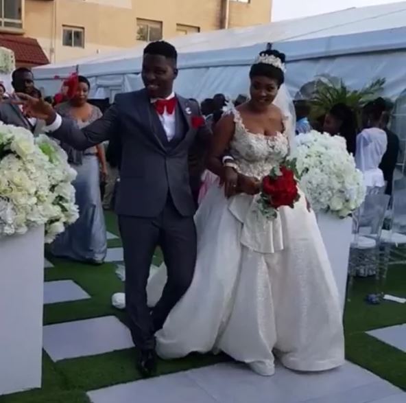 Exclusive Photos and Video from Kwame A Plus and Akosua Vee's White Wedding