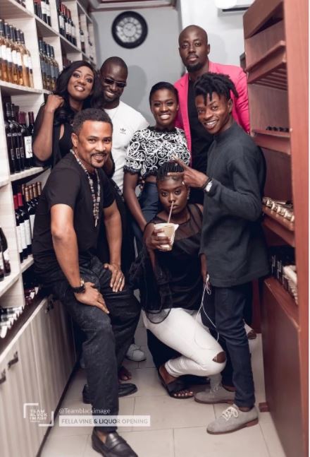 Fella Makafui opens wine and liquor shop at East Legon American house