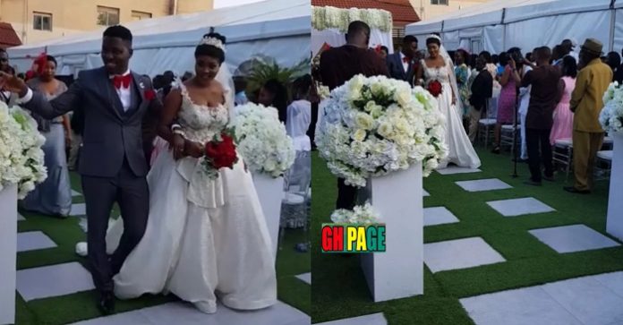 Exclusive Photos and Video from Kwame A Plus and Akosua Vee's White Wedding
