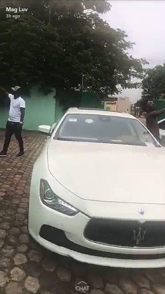 Shatta Wale Keeps His Promise And Dashes A Maserati Car To A Lucky Winner