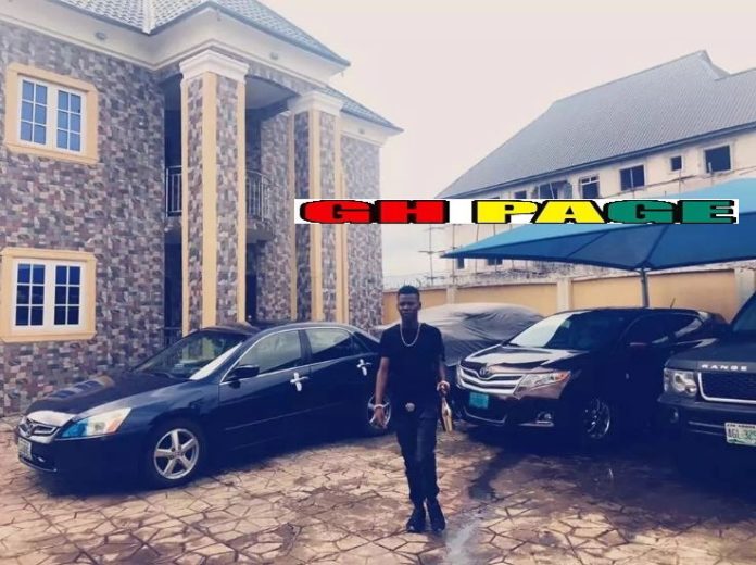 Young Millionaire flaunt his newly built mansion & fleet of cars worth over $2million on social media