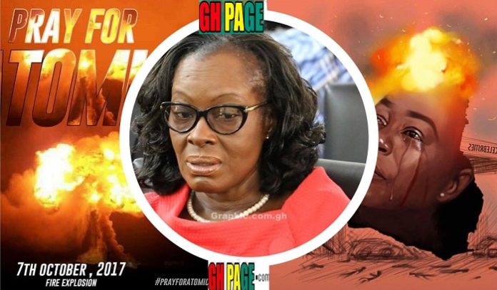 The Attorney General Gloria Akuffo reveals how she narrowly escaped the atomic gas explosion