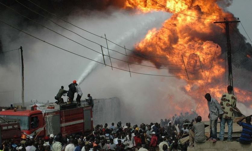 BREAKING: Gas Explosion At Madina – Atomic Junction (Video)