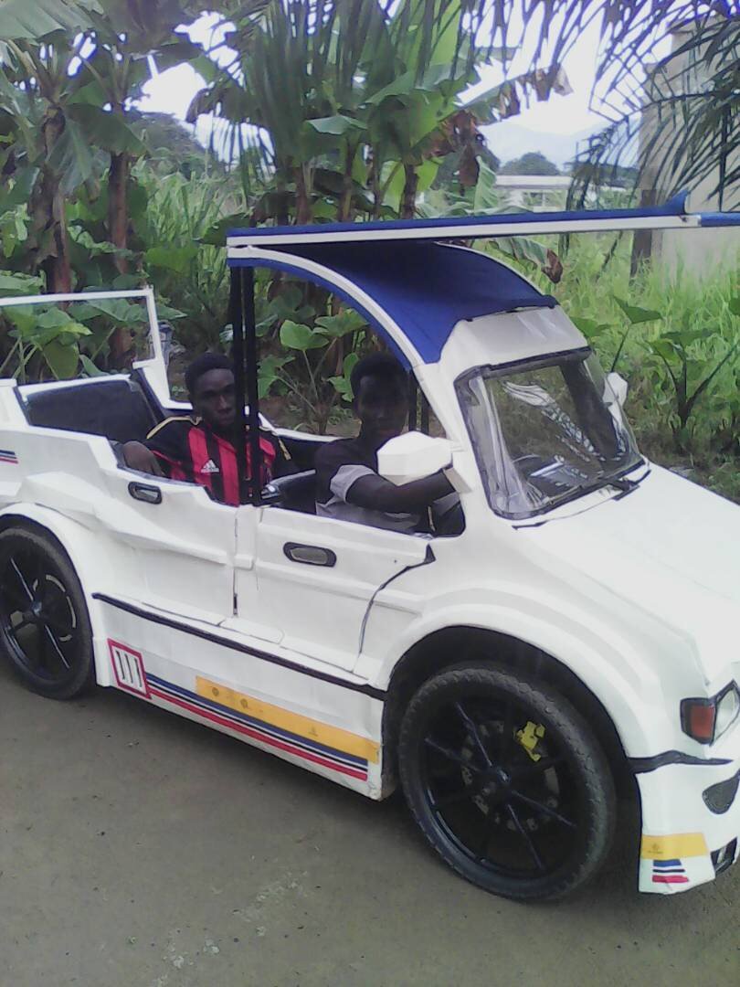 Two Young Ghanaian Brothers In Koforidua Have Built A Three-Seater Car