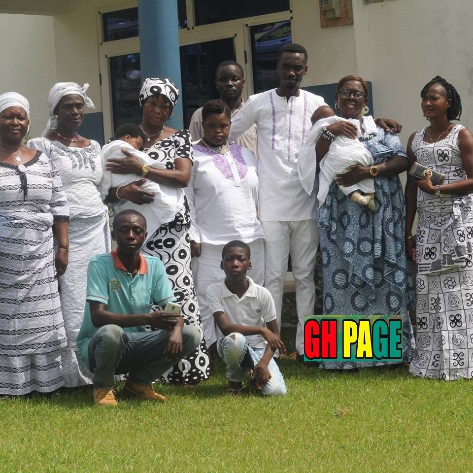 Finally; Mmebusem unveils his twins as he holds Naming Ceremony(Photos