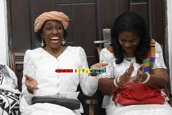 Konadu Rawlings Visits Gify Anti’s Daughter (Photos)