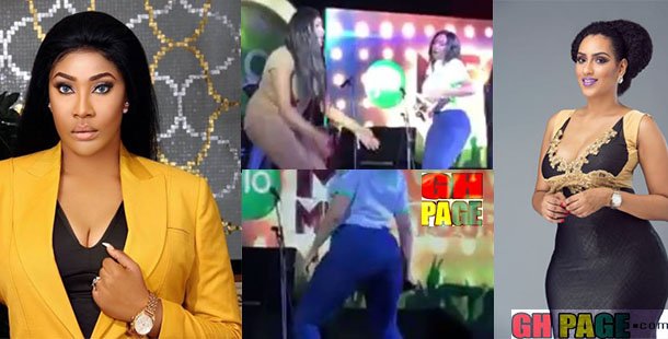 Angela Okorie & Juliet Ibrahim Battle It Out On Stage [VIDEO]