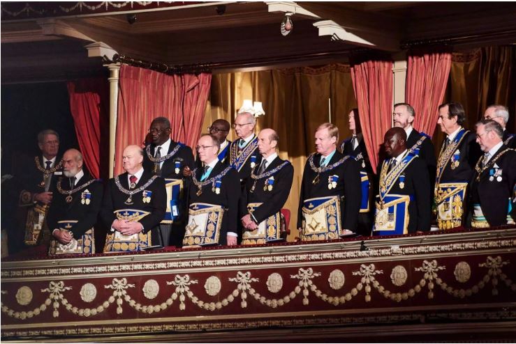 Asantehene And Ex-President Kuffuor Attended A Grand Freemasons Meeting In London
