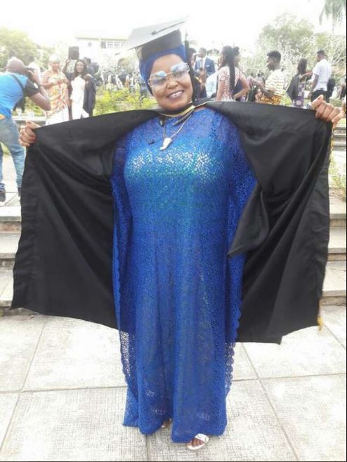 Auntie Bee Of 'Efiewura' Fame Graduates From Legon