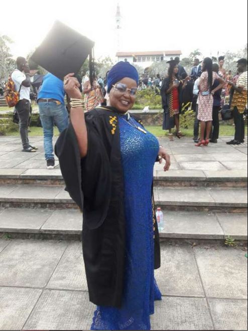 Auntie Bee Of 'Efiewura' Fame Graduates From Legon