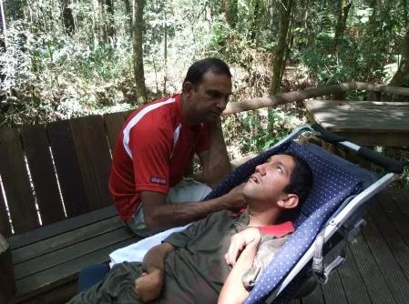 Fayzal Mahamed son2 - GhPage Meet The Father Who Helps His Disabled 30year Old Son M*sturbate (Photos) - GhPage