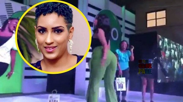 Video - Juliet Ibrahim as an MC competed with dance competitors at a Glo event and it got everyone talking