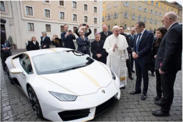 Pope Francis Plan To Auction His Lamborghini 