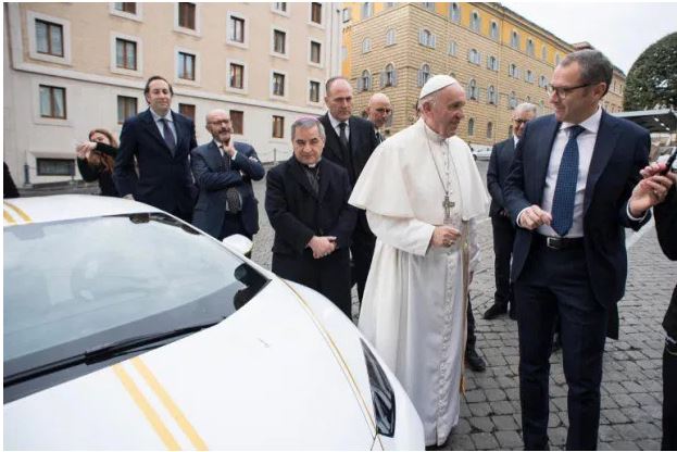 Pope Francis Plan To Auction His Lamborghini