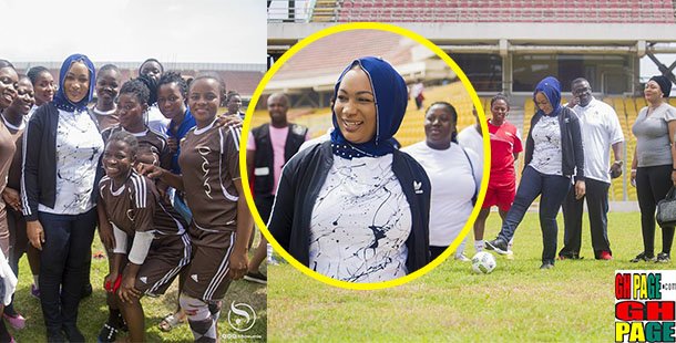 Photos/Slideshow: Samira Bawumia Had To Show Some Football Skills At Sports Festival Organised By The NPP Loyal Ladies