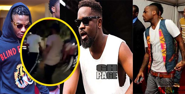 Video: Sarkodie Attacked in a fight between Davido and Wizkid's crew in Dubai