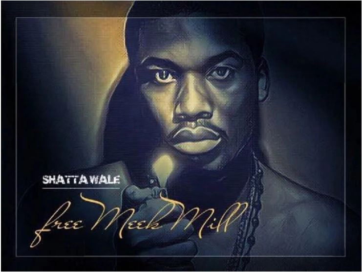 Shatta Wale Protest against Meek Mill's Imprisonment