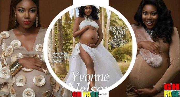 Photos: Yvonne Nelson unveils pregnant photos on her birthday