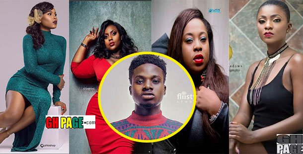 Video: Kuami Eugene gives his very top 5 beautiful Ghanaian female celebrities he will like to have 'fun' with