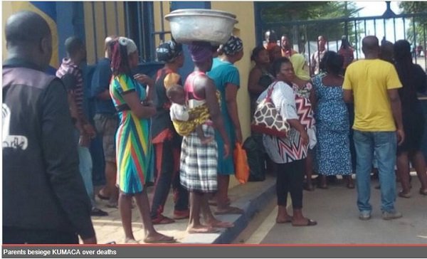 Angry Parents Rage Kumasi Academy Campus Over Students Death