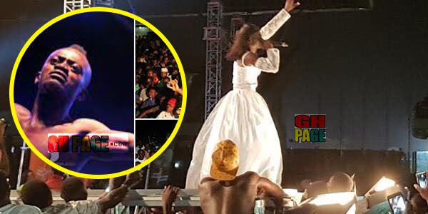 Hilarious: Lil Win stormed the S Concert stage in a wedding gown [Video]