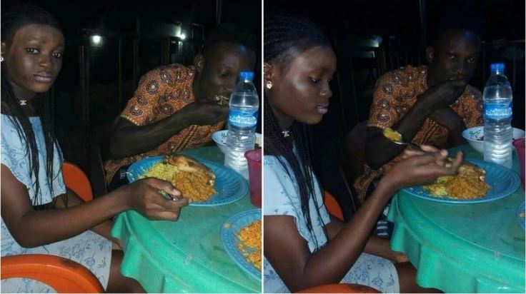 Man Cries Over His Date Lady