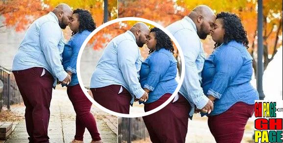 Photo: Plus Size Couple go viral with pre-wedding picture