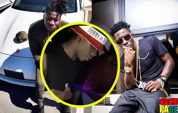 Stonebwoy exhibits his 'hilarious' dance moves by dancing to Shatta Wale's freedom to the admiration of D Black