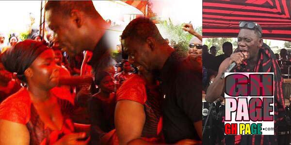 Agya Koo's live band performance at Maame Serwaa mother's funeral (Video)