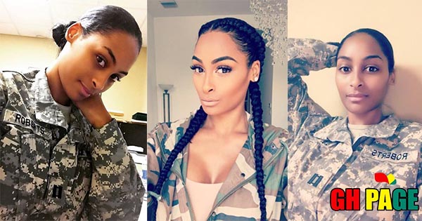 Meet Ashley Nicole, The Prettiest And S£xiest Black Soldier In The World [Photos]
