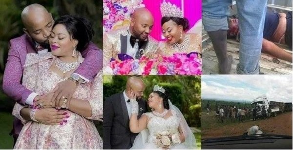 Couple Involved In Fatal Accident Three Weeks After Their Wedding, Husband Dies On The Spot(Photos)