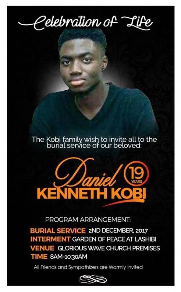 Daniel Kenneth Kobi, the late son of Prophet Emmanuel Badu Kobi