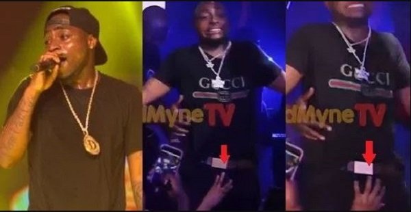 Female Fans Grab Davido’s Manhood While He Was Performing On Stage