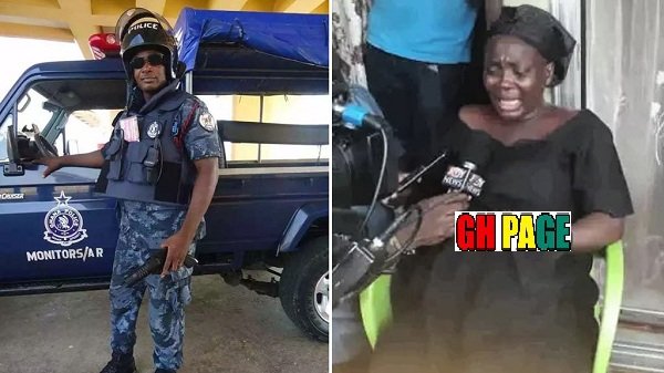 Kwabenya police station attack: Wife of the killed officer has this to say about her husband's death