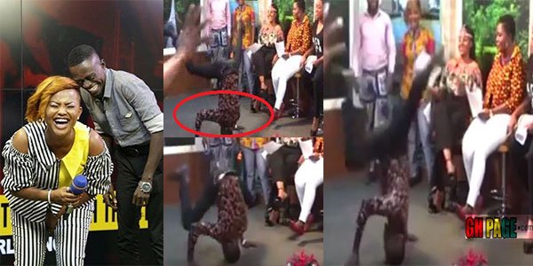 Video: For 2,000 Cedis ,Kwadwo Nkansah Lilwin Nearly Broke His Neck To Win A Dance Competition