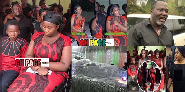 Photos+ Video: Maame Serwaa's Mother Laid to rest today at Atwima Koforidua (Photos+Video)