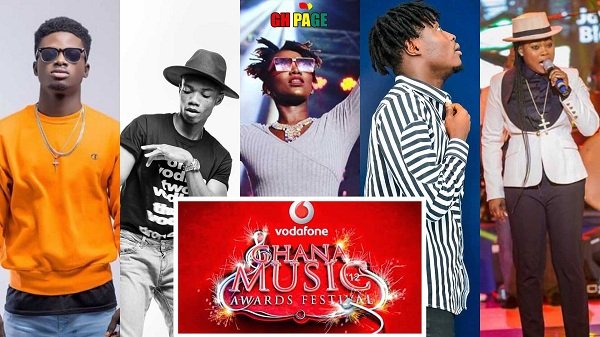 These are the five artist who have been nominated for 2018 VGMA Artiste of the Year
