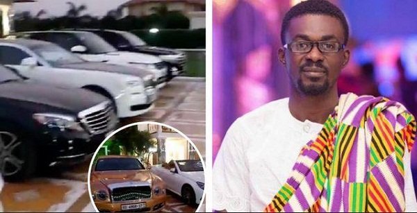 Video: Take a look at Zylofon boss, Nana Appiah Mensah's luxurious cars at his plush mansion at Trasacco