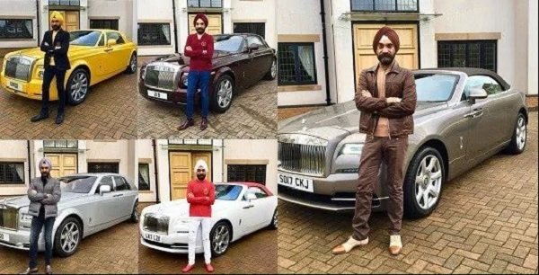 Meet The Billionaire Who Matches The Color Of His Turban With A Matching Rolls Royce