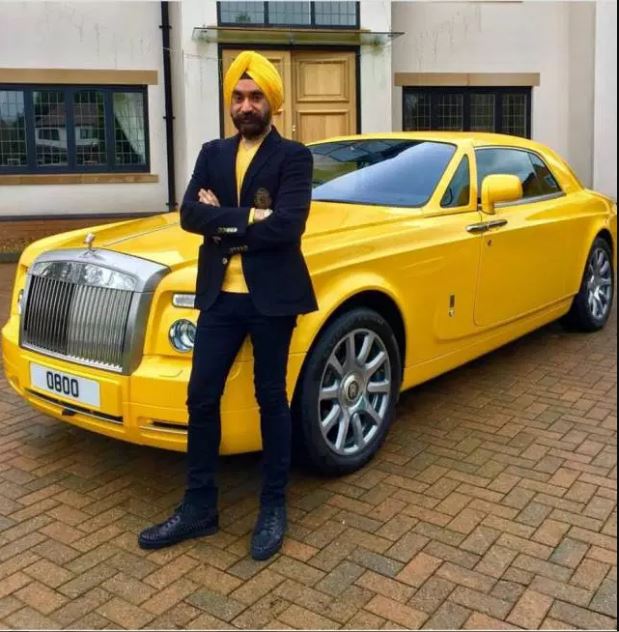 Meet The Billionaire Who Matches The Color Of His Turban With A Matching Rolls Royce
