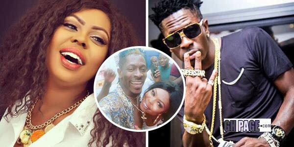 Afia Schwarzenegger is seen resting her head on Shatta Wale’s chest and it causes a stir on social media (Photo)