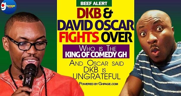 Video: DKB and Oscar fights over who's the king of Gh comedy