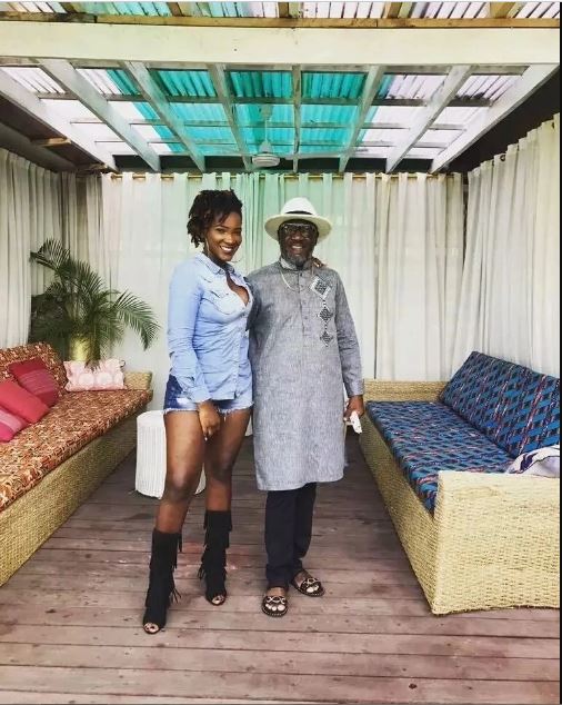 Here are 5 HeartBreaking Photos That Prove That Ebony Was Everything Her Dad Have In Life