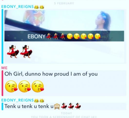 Kaakie releases her last chat with Ebony before her death(Photos)