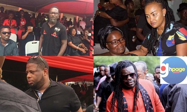 Here Are Photos OF Ghanaian Celebrities Spotted At Ebony's One Week Memorial Service