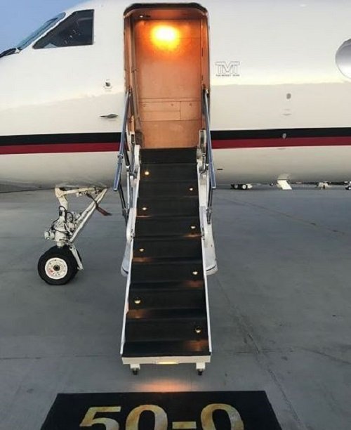 Photos: Floyd Mayweather gets a new jet and a diamond jewellery for his 41st birthday